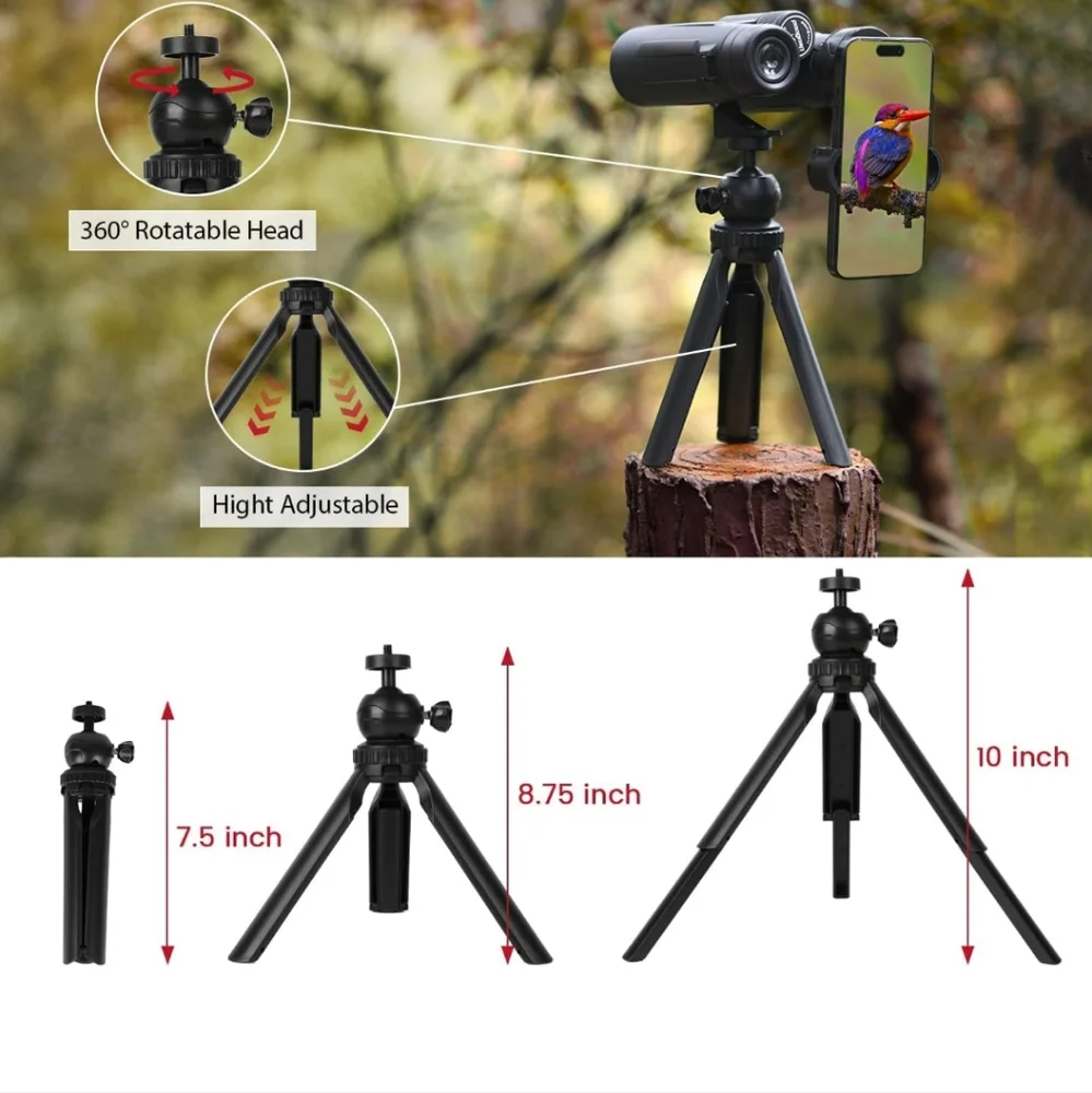 Binoculars AT66 12x50 & Tripod